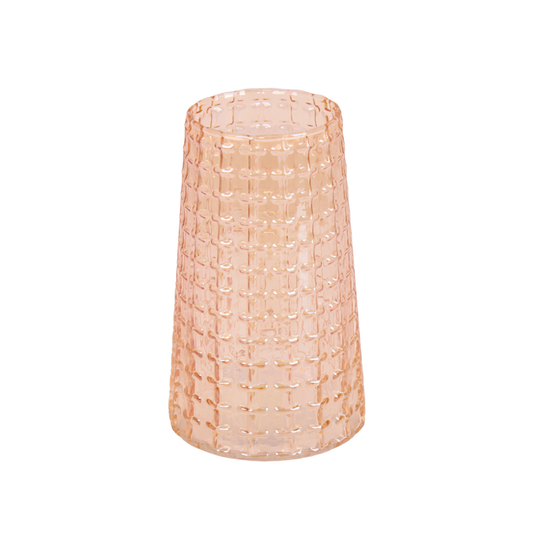 Glass Vase 18 CM Gold