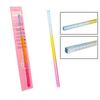 Transparent Straight Ruler with colorful gradient edges