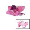 Hair Clip Orchid