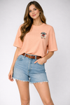 Whimsical Sheep Graphic Printed Top for girls