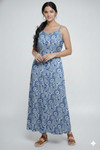 Paisley Print Spaghetti Strap Dress for girls