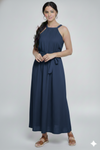 Boho-Chic Smocked Halter Maxi Dress for girls
