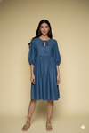 Puff Sleeve Smock Dress for girls