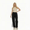 High-Waist Strappy Utility Cargo Trouser