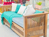 Green Diamond Woven Sofa Throw with Tassels