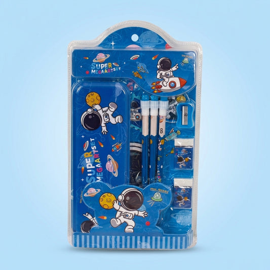 Blue Space Astronaut stationery Set