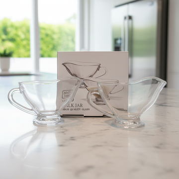 Glass Sauce Server