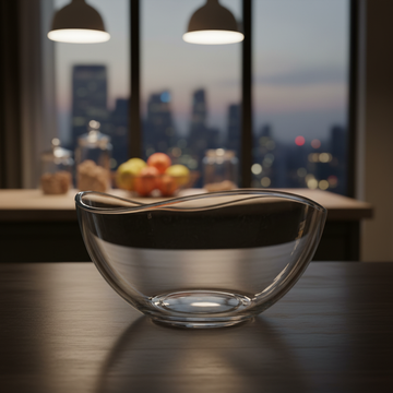 Glass Salad Bowl