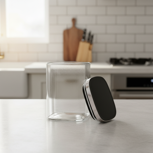 Airtight Glass Jar SQ 8*10