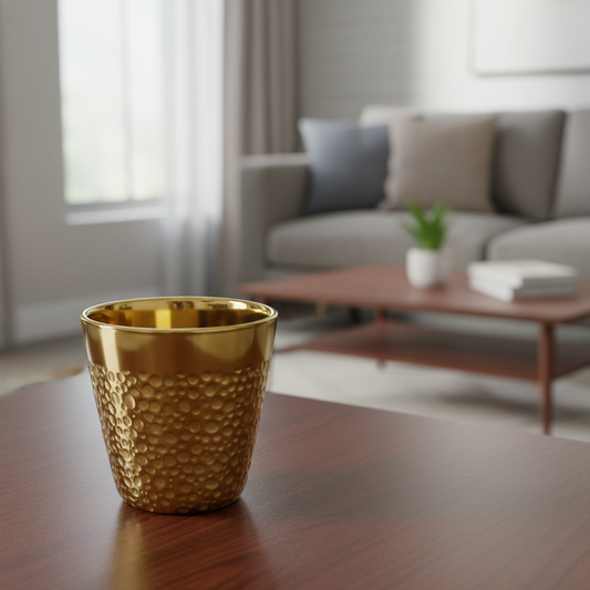 Ornament / Gold Pot 9220