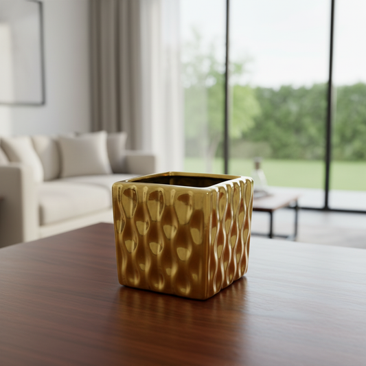 Ornament / Gold Pot 3023