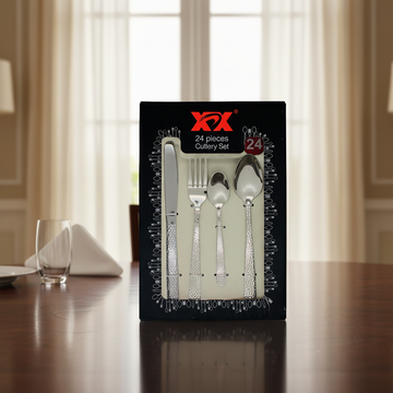 Cutlery Set 24 Pcs Silver #32SV