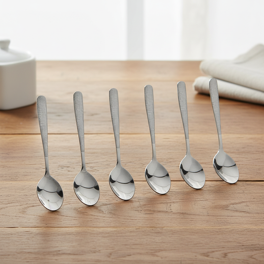 Teaspoon 06 PCS Silver 12SV