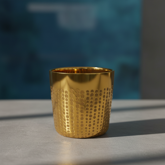 Ornament / Gold Pot 9202
