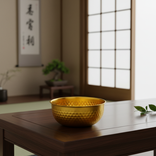 Steel Bowl 21CM Gold