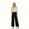 High-Waist Wide-Leg Tailored Trouser