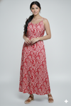 Paisley Print Spaghetti Strap Dress for girls