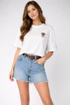 Whimsical Sheep Graphic Printed Top for girls