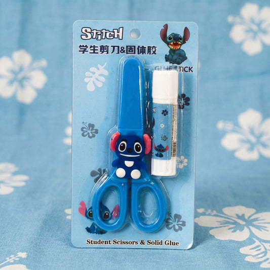 Disney Stitch Scissors & Glue Set