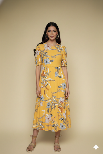 Floral Print Dress for girls