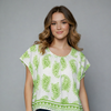 Women's Paisley Print Tunic Blouse