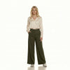 High-Waist Wide-Leg Tailored Trouser
