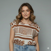 Women's Long Sleeve printed Casual Blouse