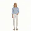 High-Rise Stretch Skinny Twill Trouser