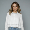 Women's Tiered Hem Blouse
