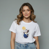 Cute Bear graphic top for girls