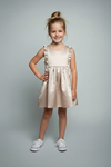 Sleeveless Ruffle Trimmed Girl Dress