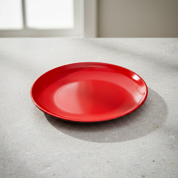 Melamine Red color plate
