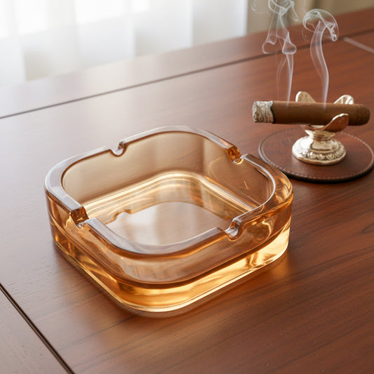 Glass ash tray