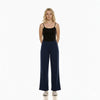 High-Waist Wide-Leg Linen Trouser