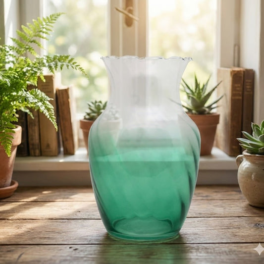 Glass Vase Green