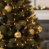 Deluxe Gold & Black Christmas Bauble