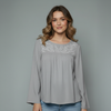 Long-Sleeve Embroidered Blouse for girls