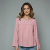 Long-Sleeve Embroidered Blouse for girls