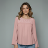 Long-Sleeve Embroidered Blouse for girls