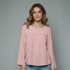 Long-Sleeve Embroidered Blouse for girls