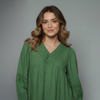 Women's Embroidered Boho Blouse Top