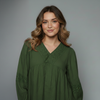 Women's Embroidered Boho Blouse Top