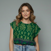 Women's Tribal Print Cotton Casual Blouse