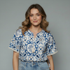 Bohemian Embroidered Tassel Floral Blouse for girls