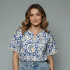 Bohemian Embroidered Tassel Floral Blouse for girls