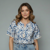 Bohemian Embroidered Tassel Floral Blouse for girls