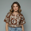 Bohemian Embroidered Tassel Floral Blouse for girls
