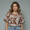 Bohemian Embroidered Tassel Floral Blouse for girls