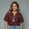 Bohemian Embroidered Tassel Floral Blouse for girls