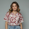 Bohemian Embroidered Tassel Floral Blouse for girls